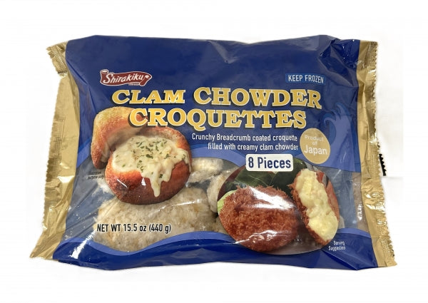 CROQUETTE CLAM CHOWDER 8PC