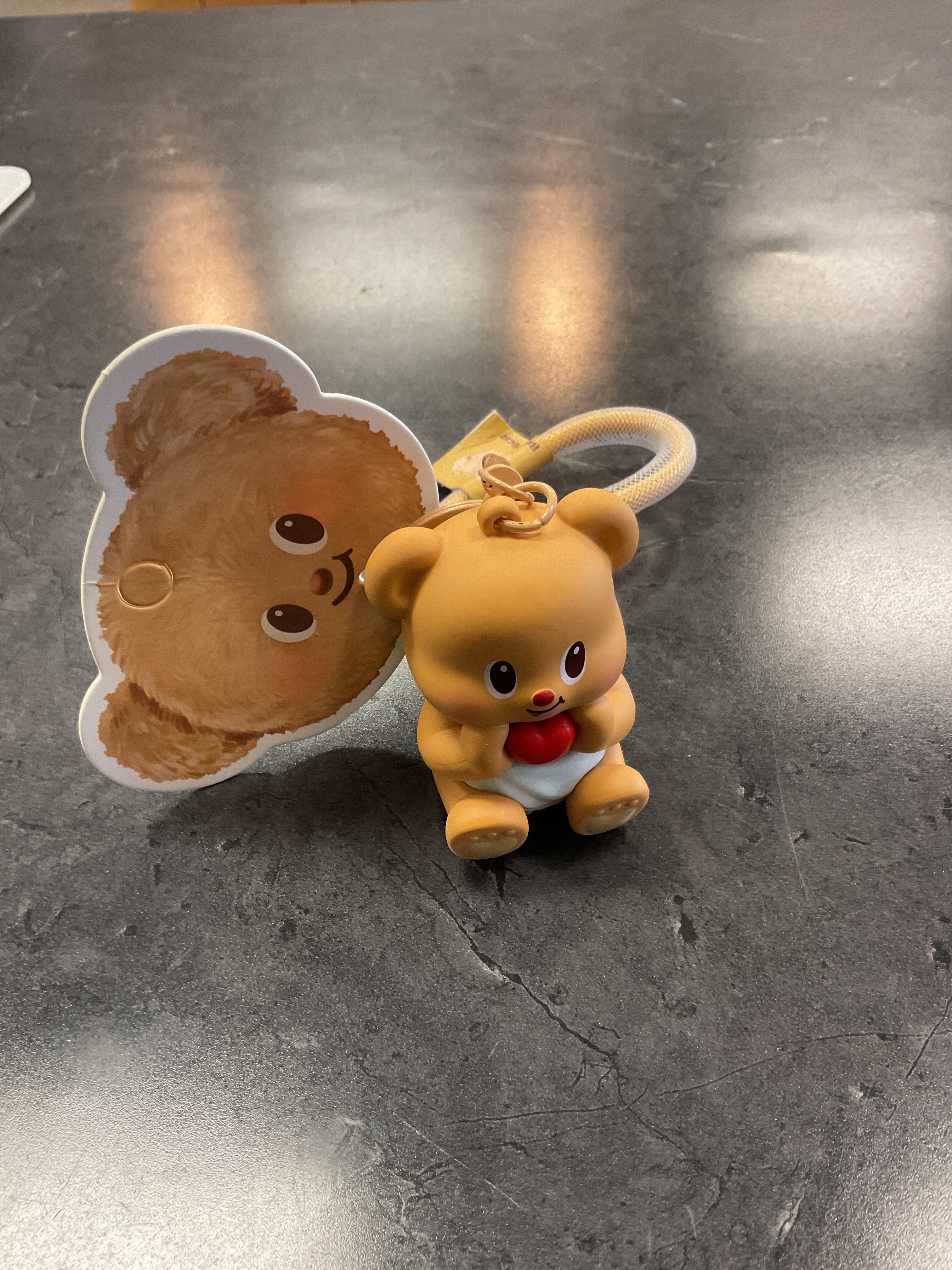 Butter bear Keychain