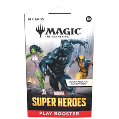 Magic The Gathering MTG Marvel Super Heroes Sleeved Play Booster Pack