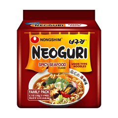 NONGSHIM NEOGURI UDON TYPE NOODLES Spicy Seafood Flavor