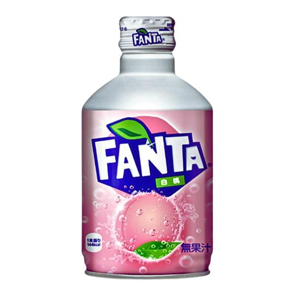 COCA COLA FANTA WHITE PEACH BOTTLE CAN