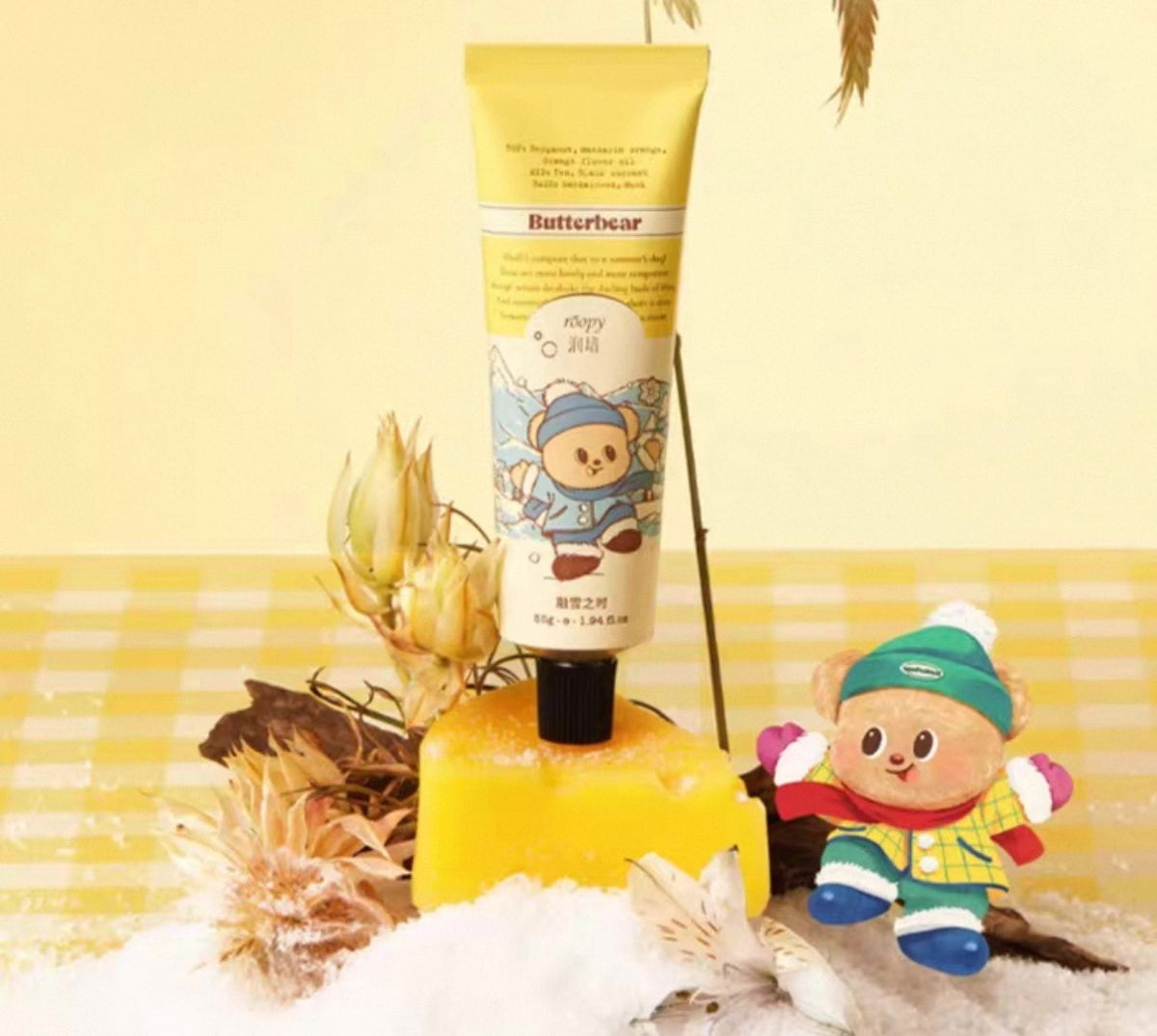 Roopy x Butterbear Limited Edition Collaboration Hand Cream When the Snow Melt