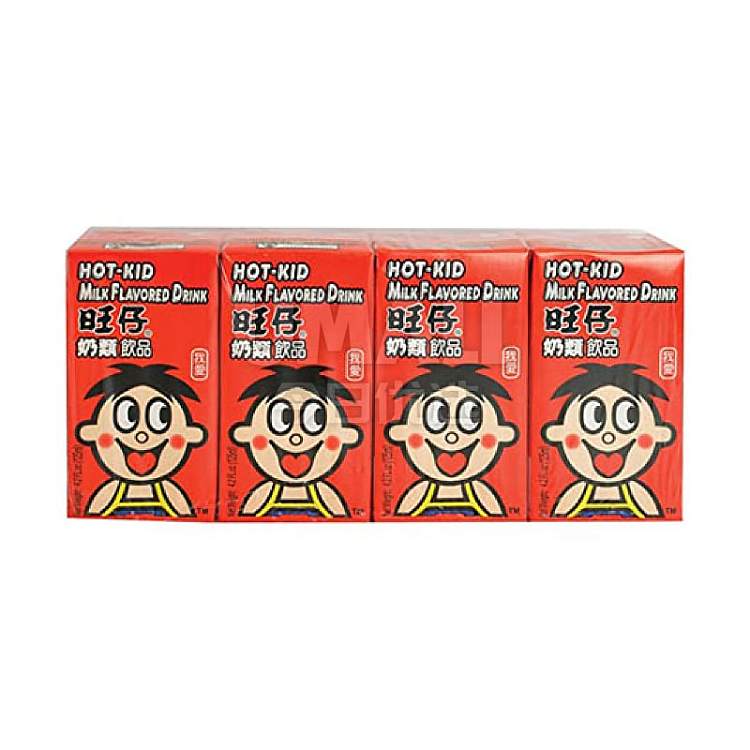 Want-Want Hot Kid Milk Beverage Original 4x125ml