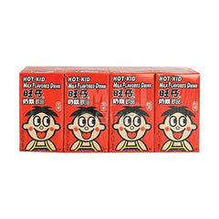 Want-Want Hot Kid Milk Beverage Original 4x125ml