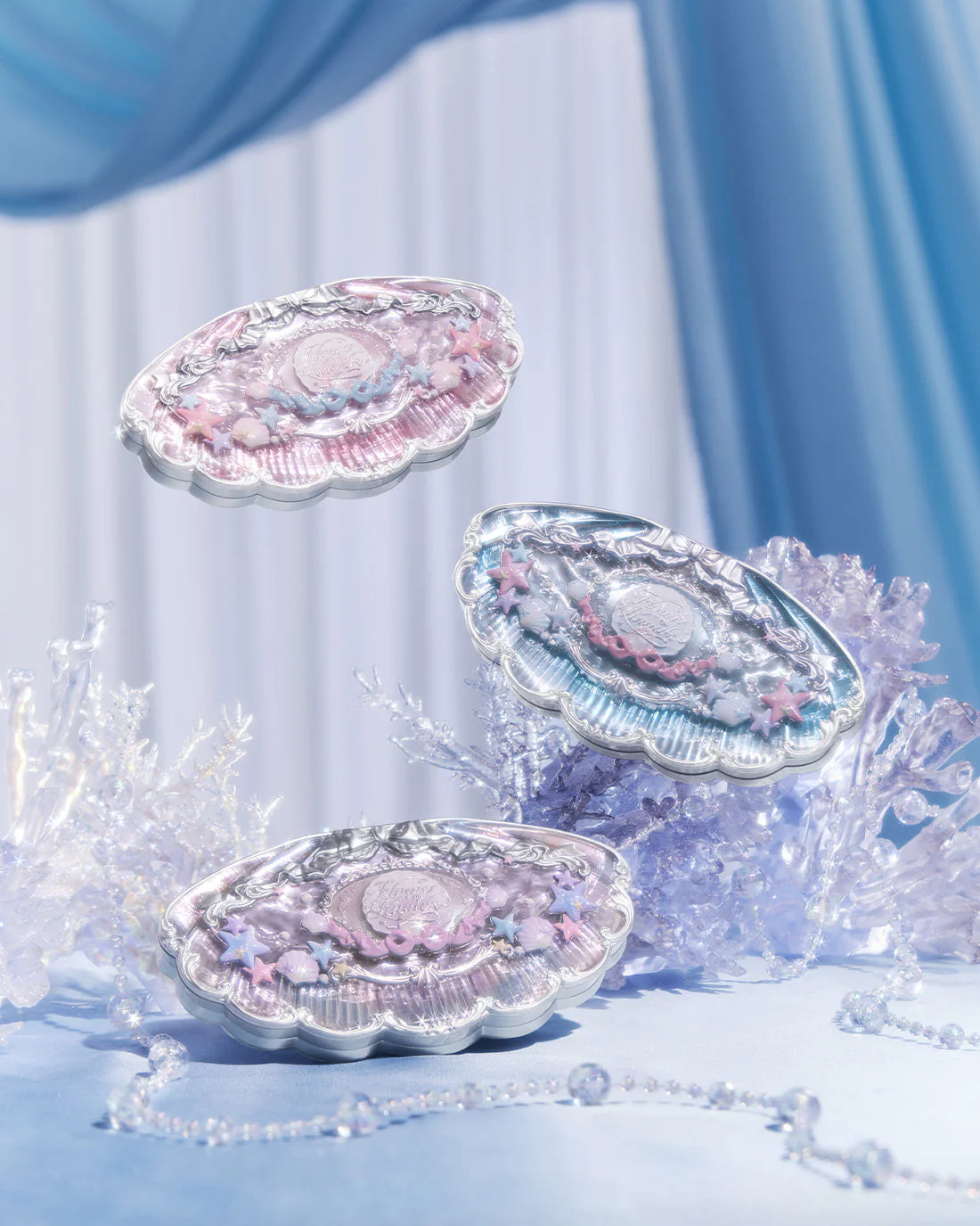 Flower knows Shell's Jewel 6-Color Makeup Palette 02 Mermaids Tears