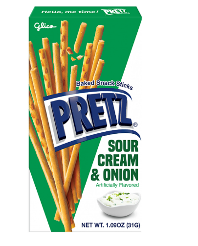 GLICO PRETZ BAKED BISCUIT SOUR CREAM AND ONION