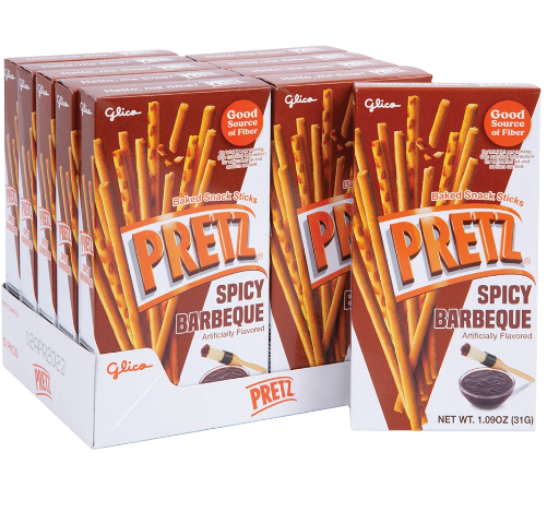 GLICO PRETZ BAKED BISCUIT SPICY BARBEQUE