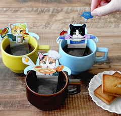 Tea Boutique Cat Drip Bag Tea, Darjeeling Tea