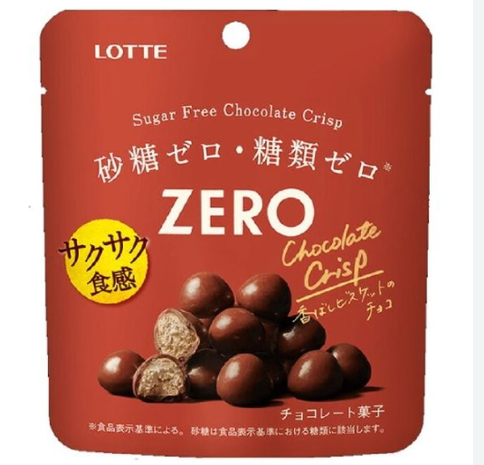 LOTTE ZERO SUGAR CRISPY CHOCOLATE