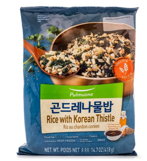 RICE WITH KOREAN THISTLE