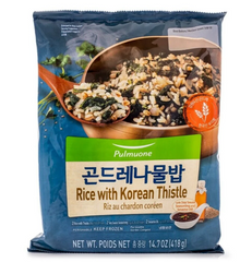 RICE WITH KOREAN THISTLE