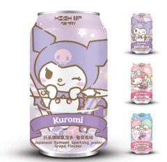 KUROMI RAMUNE SPARKLING WATER GRAPE FLAVOR