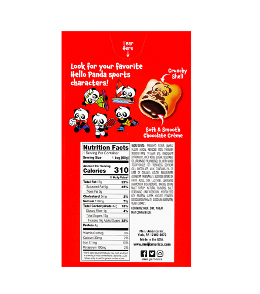 MEIJI HELLO PANDA CHCOCLATE