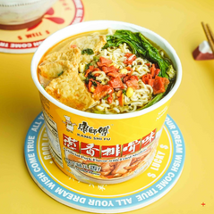 MASTER KONG Scallion Pork Flavored Instant Noodles 3.81 oz