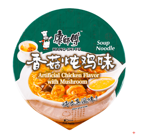 MASTER KONG Chicken & Mushroom Noodle Soup - Instant Noodles, 3.66oz