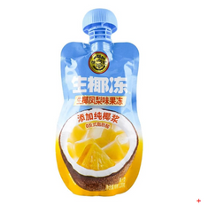 HSUFUCHI Raw Coconut Pineapple Flavor Jelly 4.23 oz
