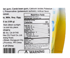 HSUFUCHI Raw Coconut Pineapple Flavor Jelly 4.23 oz