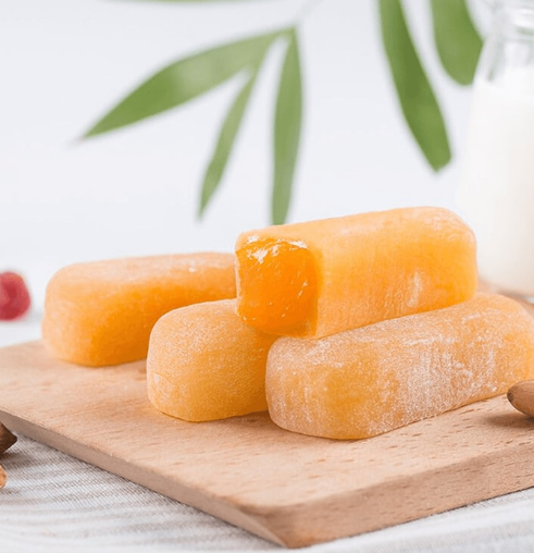 Dao Xiang Cun Mango Fruit Mochi Rice Cakes - Chewy Chinese Dessert, 7.4oz