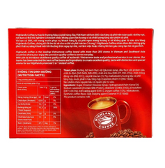 HIGH LANDS Boxed Instant Coffee 3-in-1,12 oz