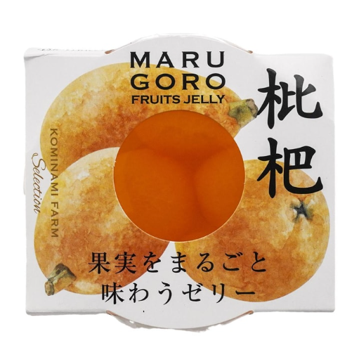 Kominami Farm Fruit Marugoto Jelly Loquat
