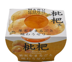 Kominami Farm Fruit Marugoto Jelly Loquat