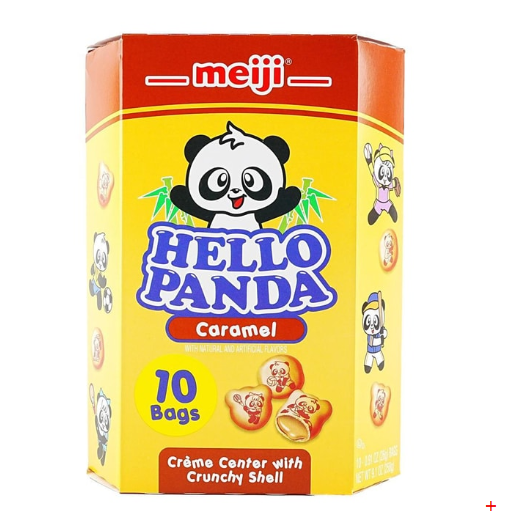 MEIJI Hello Panda Biscuit Caramel Flavor,9.10 oz