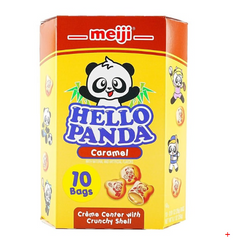 MEIJI Hello Panda Biscuit Caramel Flavor,9.10 oz