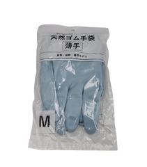 Rubber gloves thin M BL
