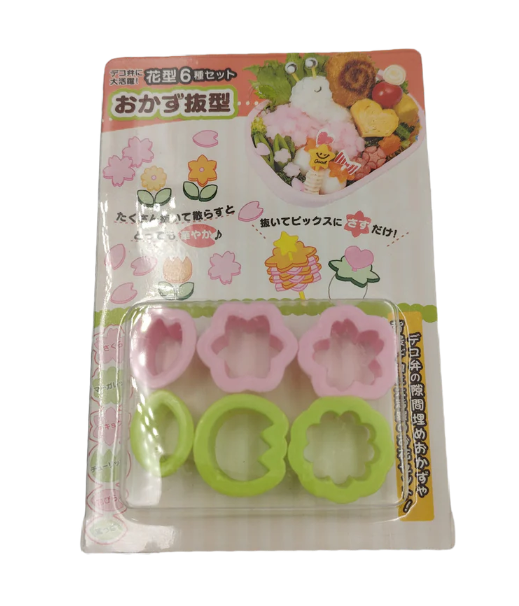 Side dish cutting mold flower type 6 type set