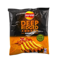 LAY'S POTATO CHIPS-PEPPER CHICKEN FLAVOR (RIDGE)