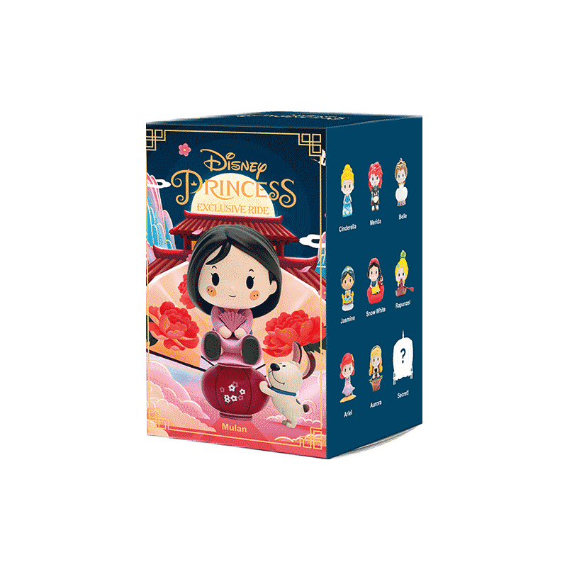 POP MART Disney Princess Exclusive Ride Series Blind Box(1 Blind Box Figures)