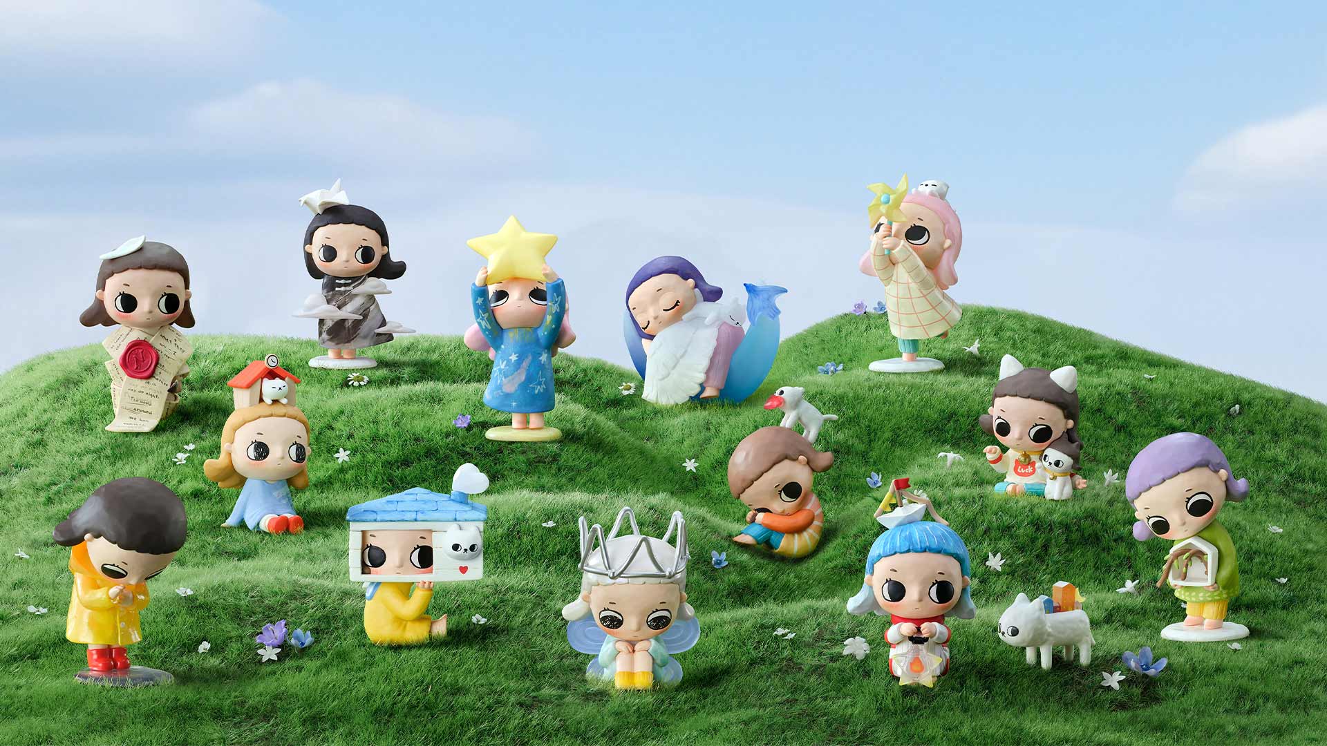POP MART Nyota Growing up by Your Way Series Figures