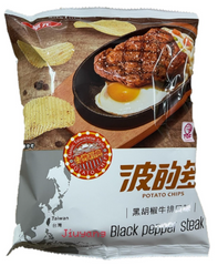 H.Y. POTATO CHIPS BLACK PEPPER STEAK FLAVOR