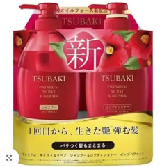 TSUBAKI Premium Moist Shampoo&Conditioner Set 17.3 fl oz (450 ml)