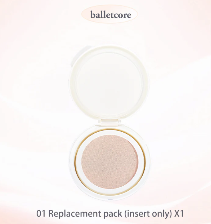 FLORTTE Ballet Veil Purity Cushion Foundation-0l# Regular Replacement set (insert)