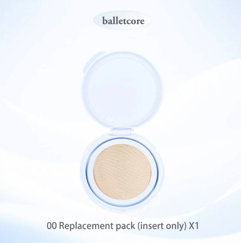 FLORTTE Ballet Veil Purity Cushion Foundation-00# Regular Replacement set (insert)