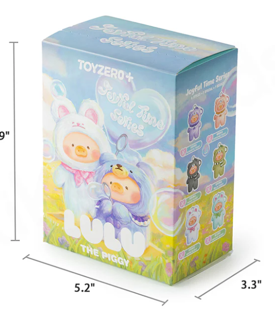 Lulu the piggy joyful time series blind box plush