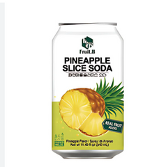FRUIT.B PINEAPPLE SLICE SODA 340ML