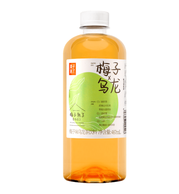 PLUM OOLONG TEA SOFT DRINK 487ML
