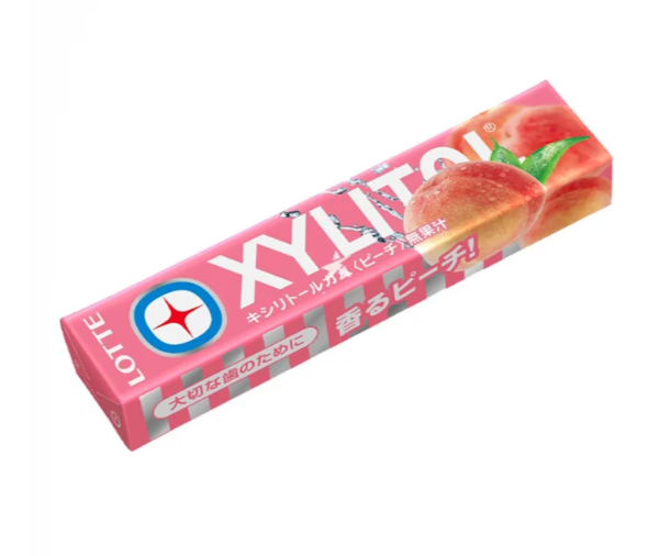 LOTTE XYLITOL GUM PEACH 21g