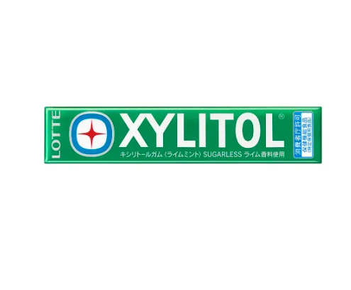 LOTTE XYLITOL GUM LIME MINT 21g