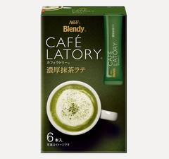AGF Blendy Cafe Latory Stick Rich Matcha Latte 6P