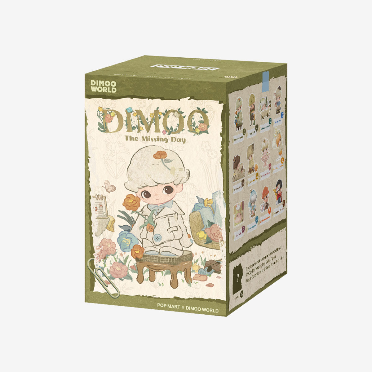 Pop Mart  dimoo the missing day series figures Blind Box