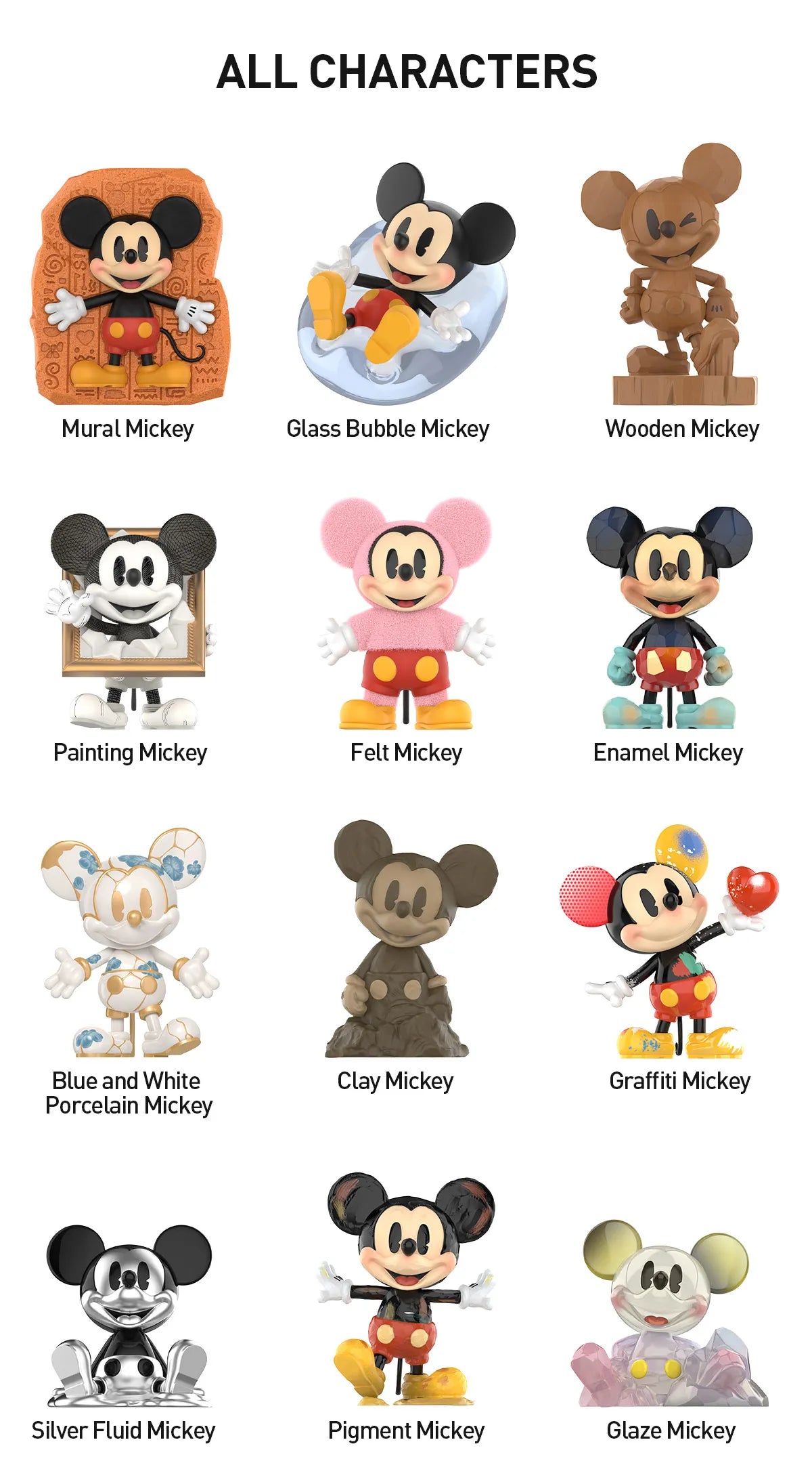 DISNEY MICKEY BOUNDLESS CREATIVITY SERIES FIGURES – MakotoJapanMarket