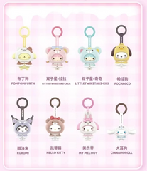 MINISO Sanrio Little Cloak Series Flocked Face-Changing Blind Box