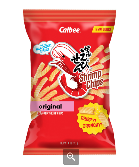 CALBEE SHRIMP CHIPS ORIGINAL 4oz