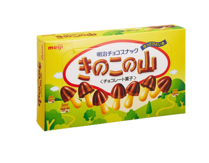 Meiji Kinoko No Yama Chocolate Biscuit Snack