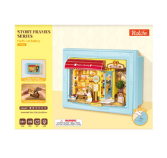 Rolife Fluffy Cat Bakery 3D Wooden Puzzle DP001