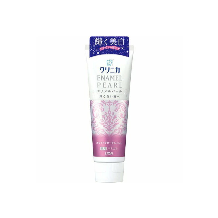 LION Enamel Pearl White Floral Mint Toothpaste 130g