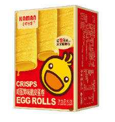 KAMAN CRISPS EGG ROLL SALTY EGG YOLK FLAVOR (BOX) 40g